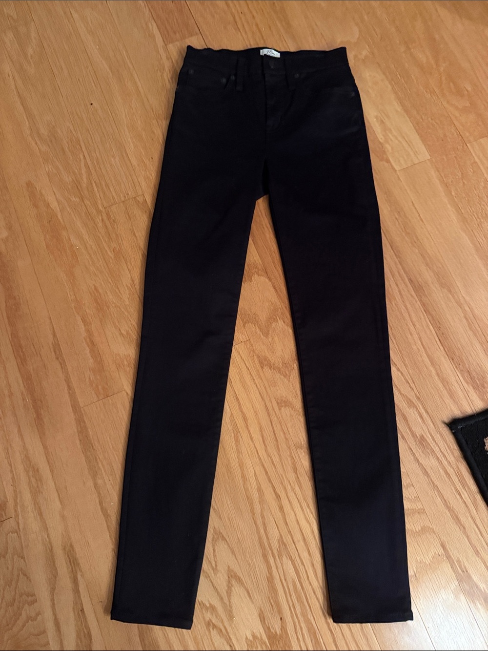J Crew Black High-Rise Skinny Jeans - Women (never worn)